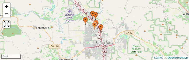 Related schools map