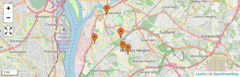 Related schools map