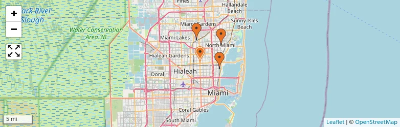 Related schools map