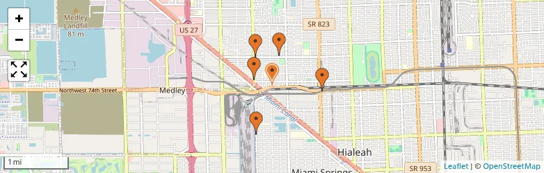 Related schools map