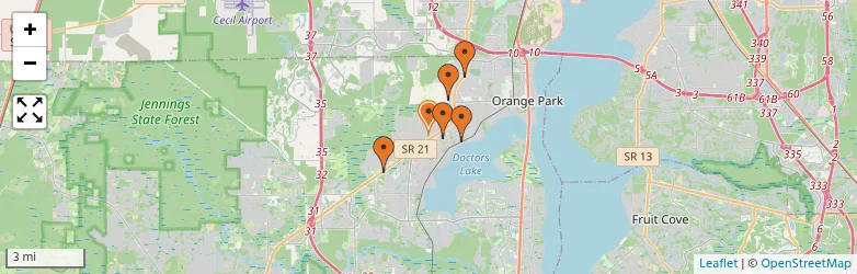 Related schools map