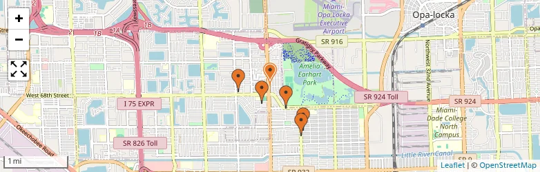 Related schools map
