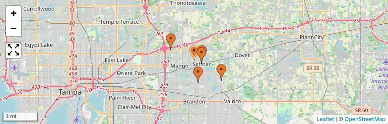 Related schools map