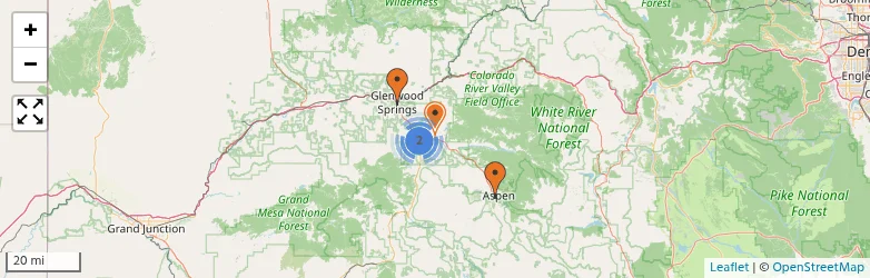 Related schools map