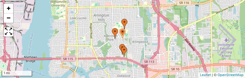 Related schools map