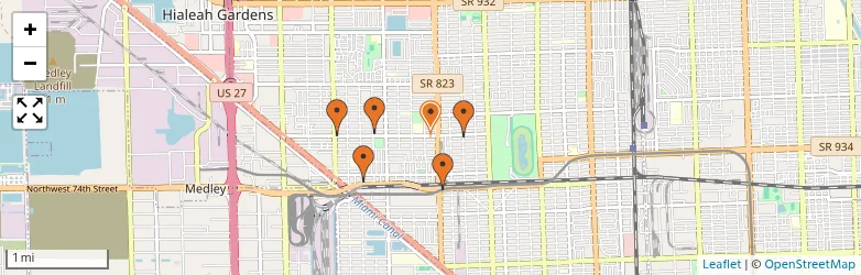 Related schools map