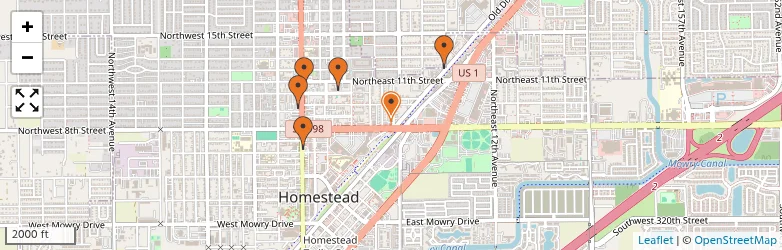 Related schools map