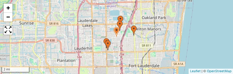 Related schools map