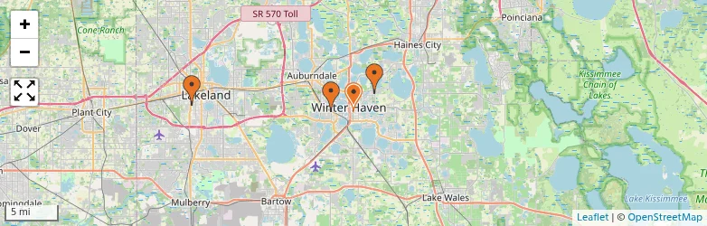 Related schools map
