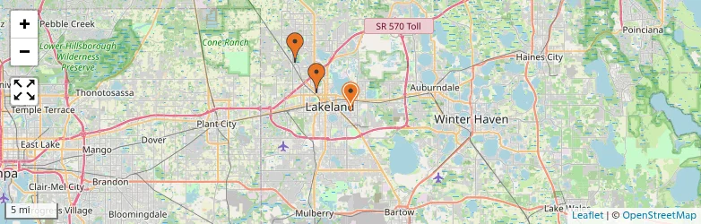 Related schools map