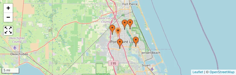 Related schools map