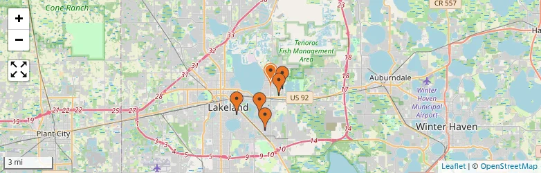 Related schools map