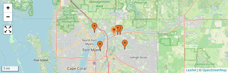 Related schools map