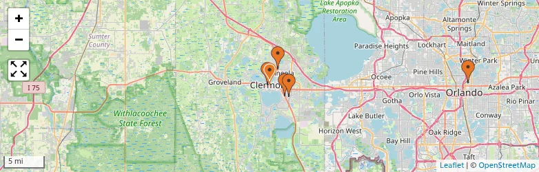 Related schools map