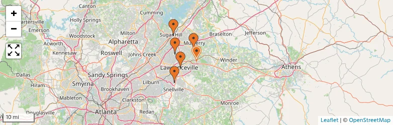 Related schools map