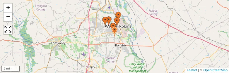Related schools map