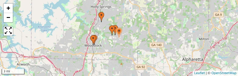 Related schools map
