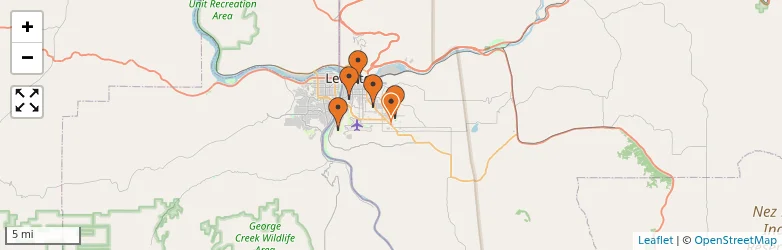 Related schools map