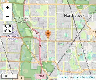 Map of Northbrook Community Synogogue
