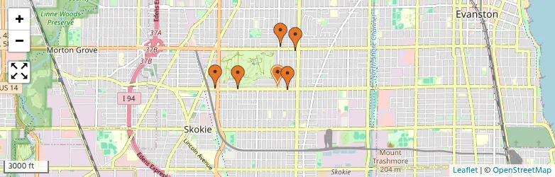 Related schools map