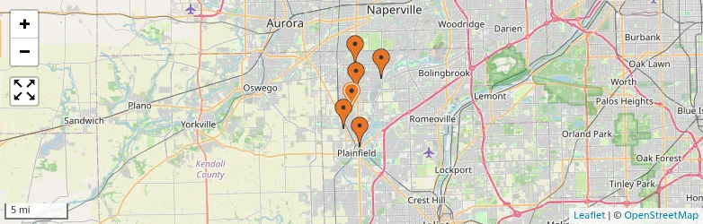 Related schools map
