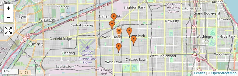 Related schools map