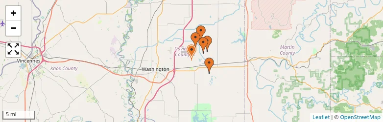 Related schools map