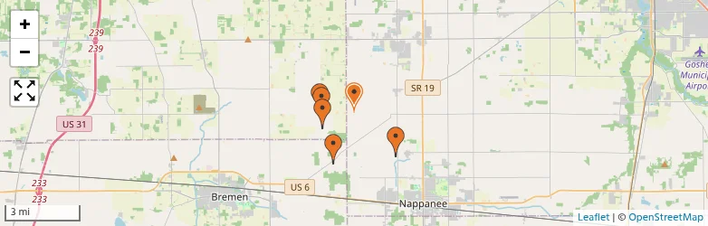 Related schools map