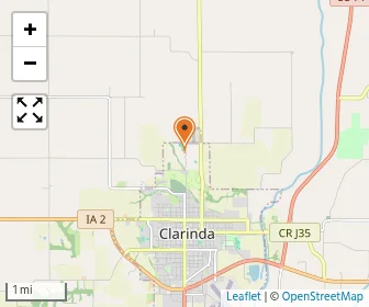 Map of Clarinda Academy