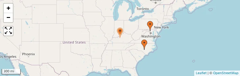 Related schools map