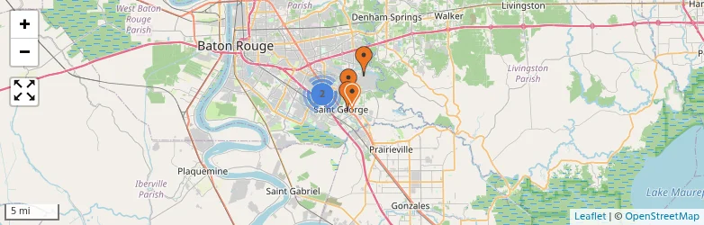 Related schools map