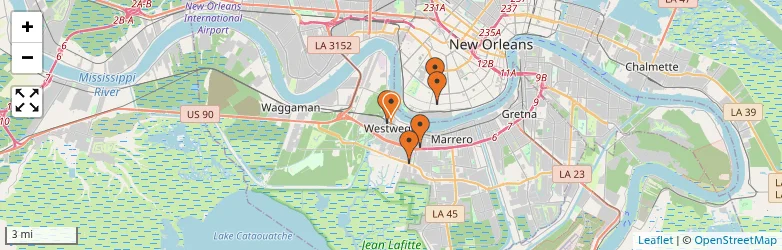 Related schools map