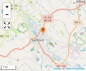 Map of Sanford Christian Academy