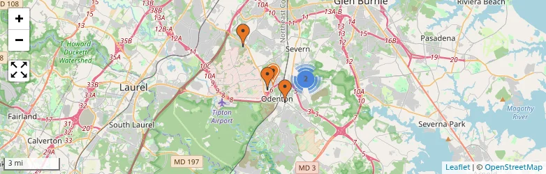 Related schools map