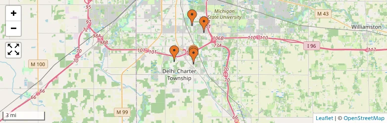 Related schools map