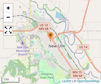 Map of New Ulm Area Catholic Schools