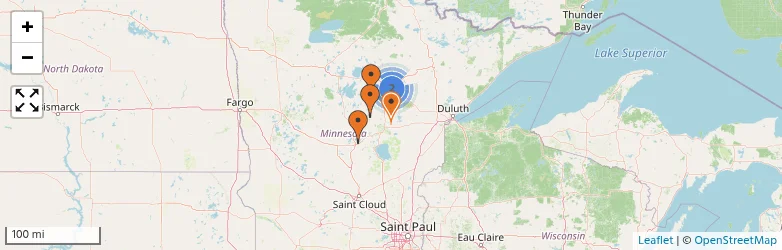 Related schools map