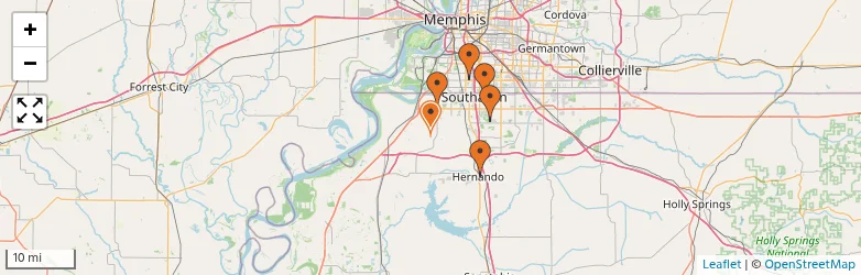 Related schools map
