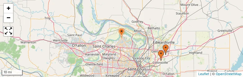 Related schools map