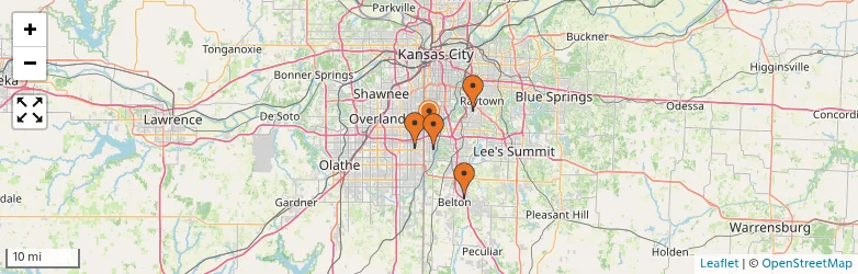 Related schools map