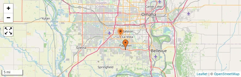Related schools map