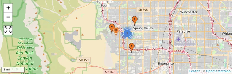 Related schools map