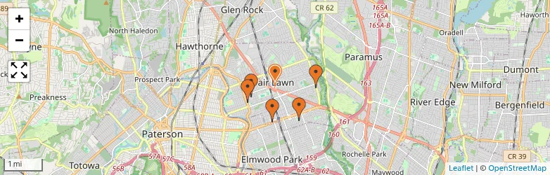 Related schools map