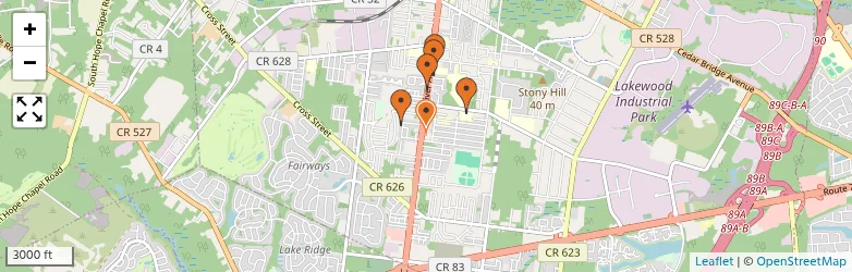 Related schools map