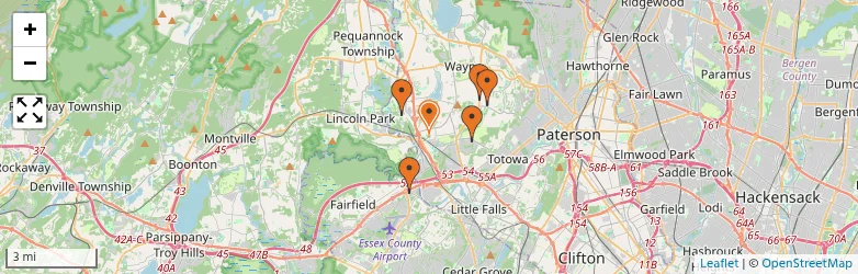 Related schools map