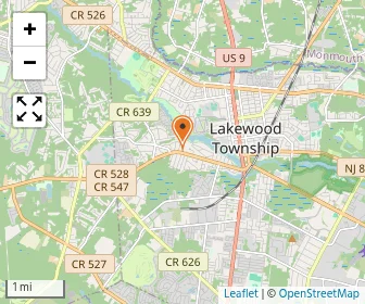 Map of Mesivta Ahavas Hatorah D'lakewood