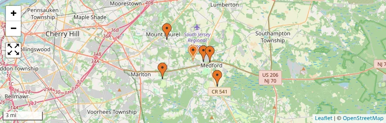 Related schools map