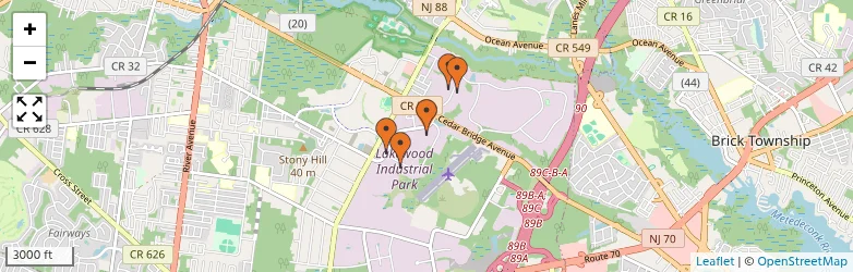 Related schools map