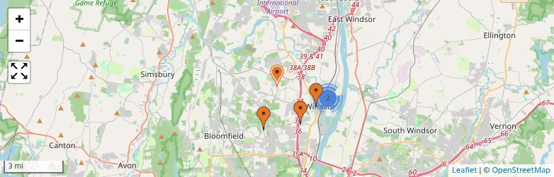 Related schools map