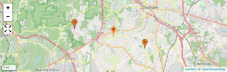 Related schools map